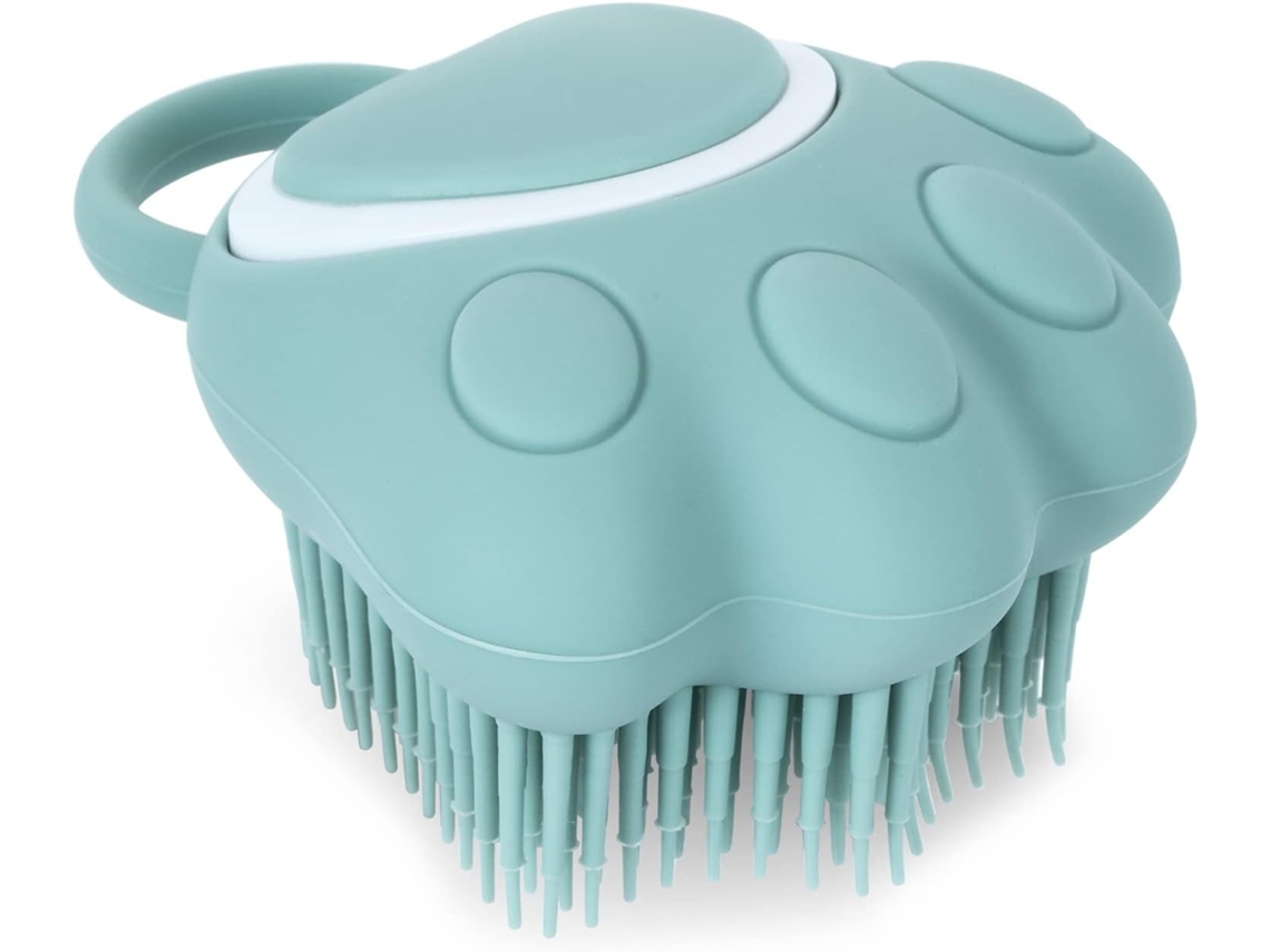 Escova Silicone Banho Pet Shampoo Massagem