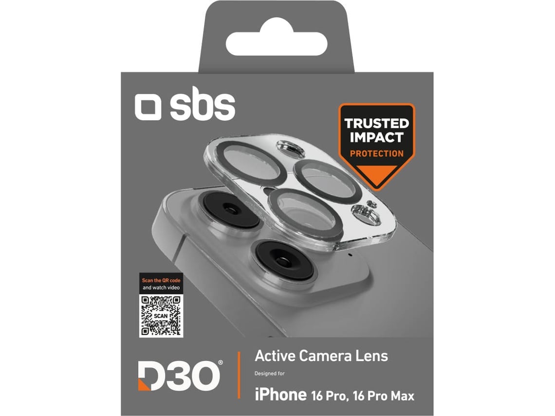 Protetor de Câmera SBS D30 iPhone 16 Pro / 16 Pro Max