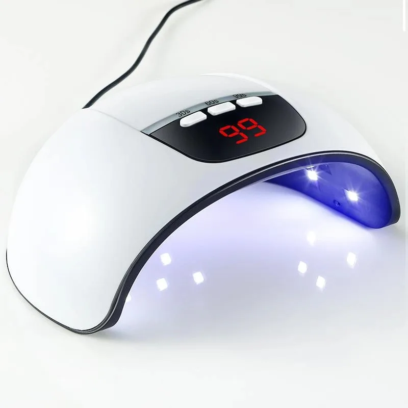 Lâmpada Uv Led 54w Para Cura De Esmalte Em Gel E Resina, Com 3 Configurações De Temporizador, Sensor Automático E Alimentação Usb