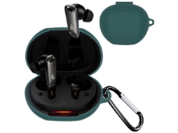 Capa De Silicone Com Fivela Para Edifier Neobuds Pro Verde Meia Noite Brilvibera