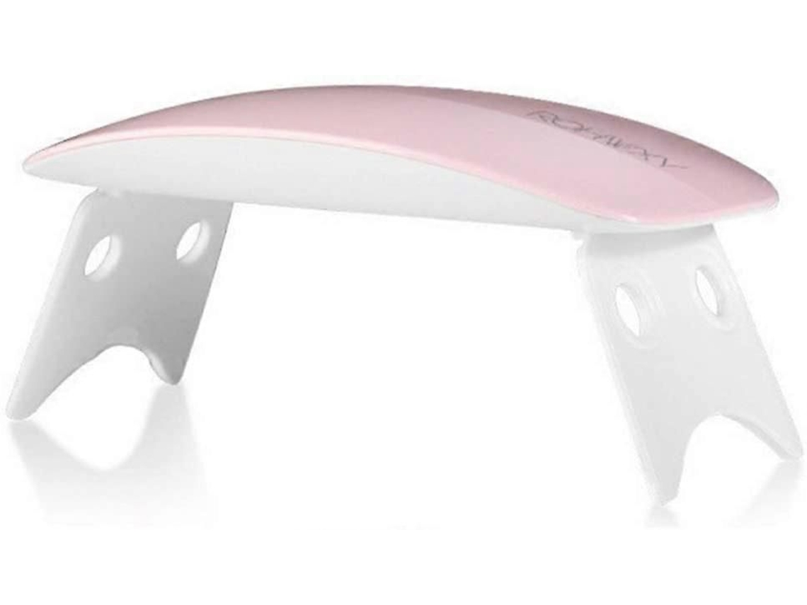 Secador de Unhas 6w Lâmpada Mini Led Light Uv Gel Folding Mouse Máquina Fototerapia Portát Il Nail Lamp Tool Rosa GOKOCO
