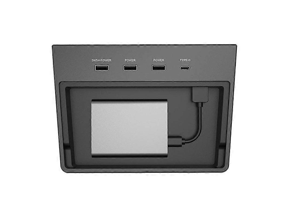 Hub Usb, Natec, Adaptador Multiporta, Fowler Slim, Plástico, Preto, Para Automóvel