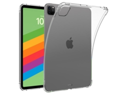 Capa Flexível Transparente Para Ipad Pro 11 (2024) Com Cantos Reforçados.
