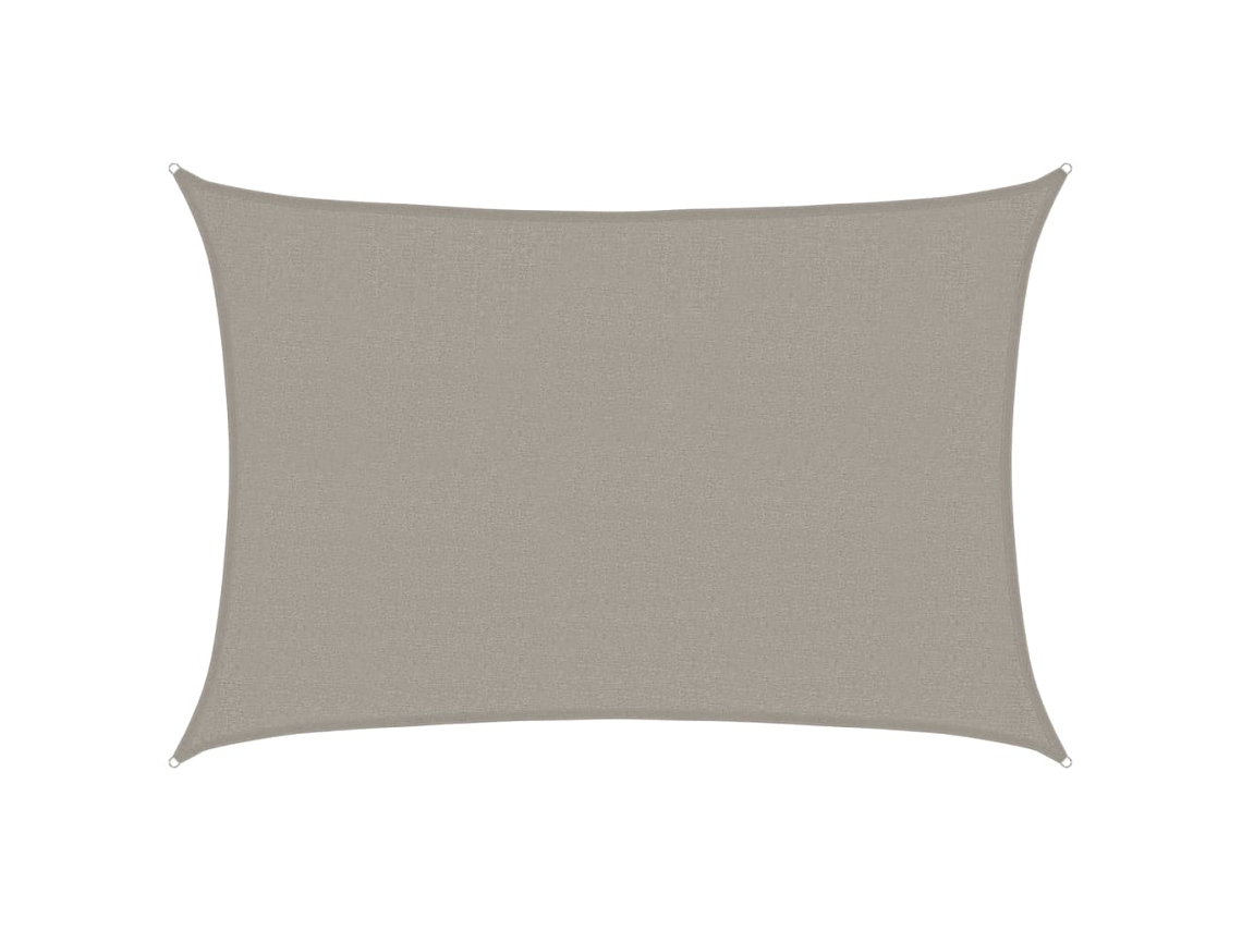 Maison Exclusive - Para-sol Estilo Vela Retangular 160 G/m² 2,5x3,5 M Cinza-claro