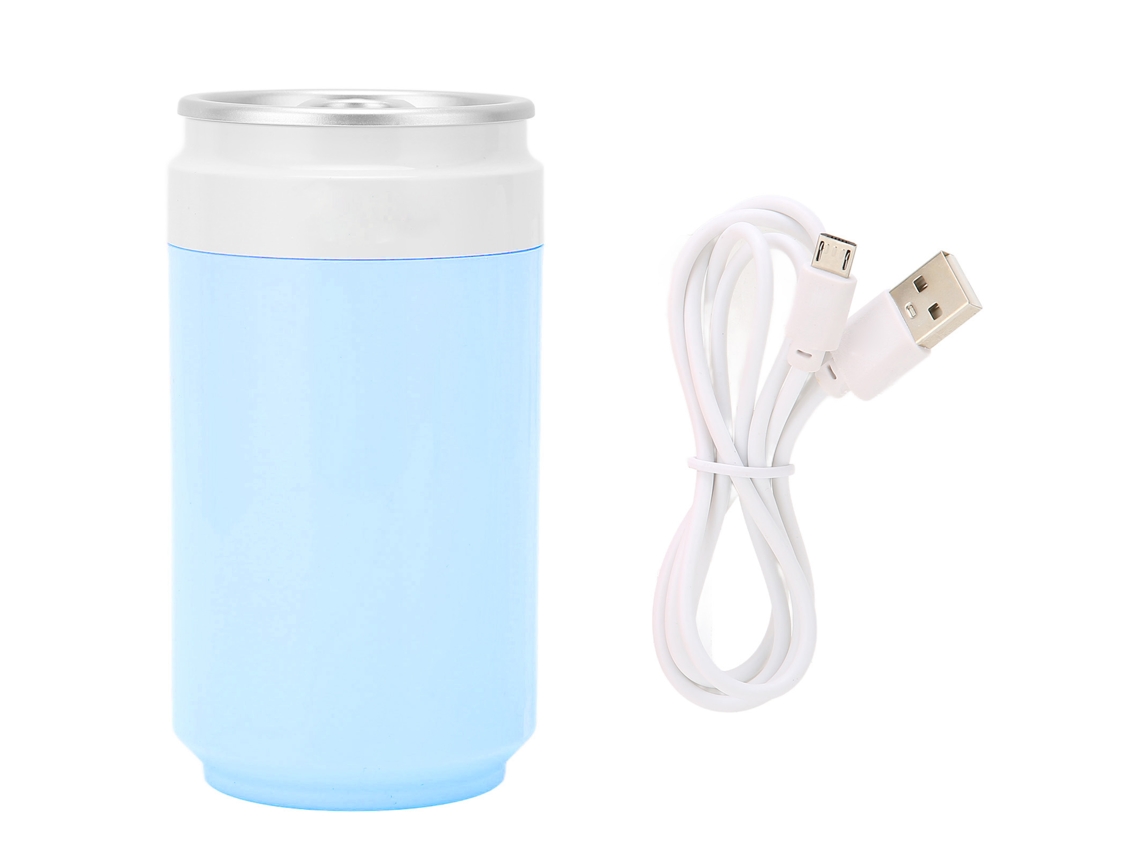 Difusor De Óleo Essencial Usb Ultra Silencioso Umidificador Com Luzes Led Para Carro Casa Escritório Viagem Azul