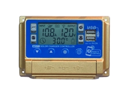 Controlador De Carga Solar 30a 12v 24v Com Display Lcd, Usb Duplo, Tensão De Carga Ajustável Zeuxo