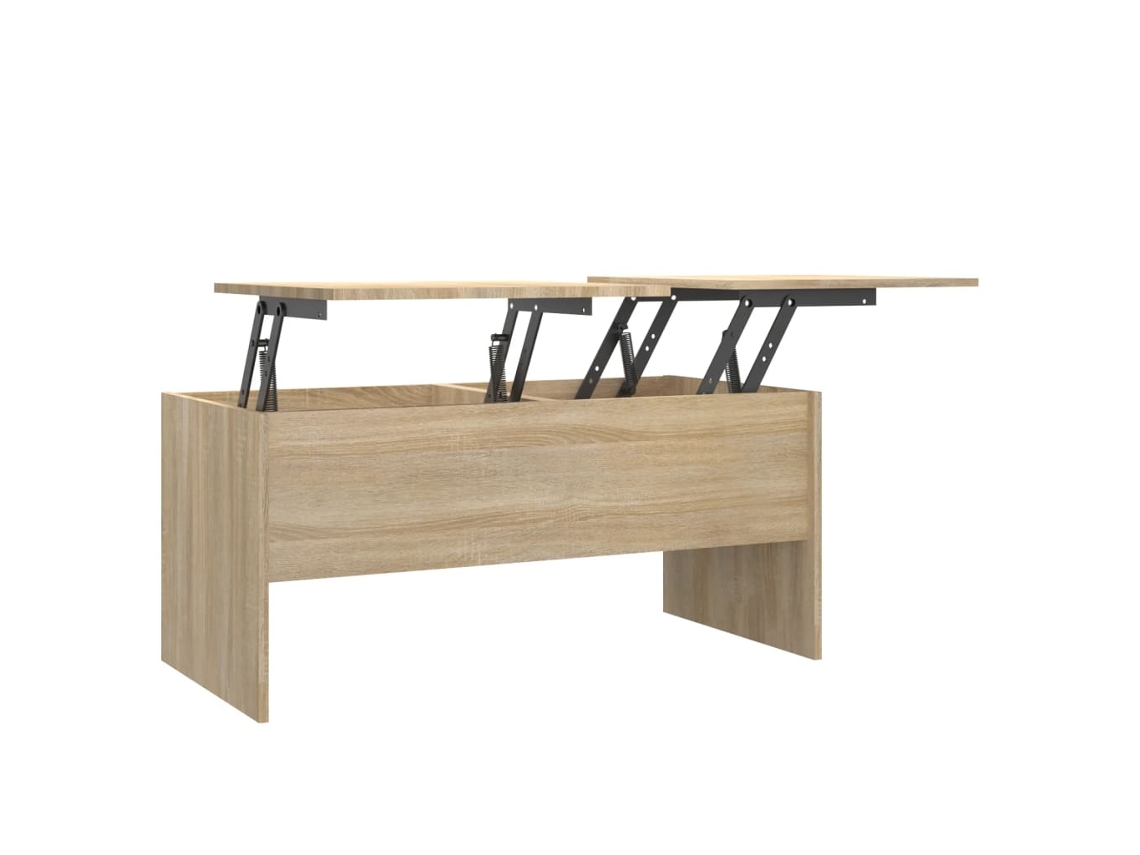 Coffee Table, Coffee Tables Vidaxl Marrom Madeira Processada (102 X 50 X 46.5 Cm)