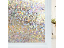 Película Eletrostática Para Janelas Com Efeito Arco, Íris, 44, 5 X 200 Cm, Anti, Espionagem E Proteção Uv Para Casa, Escritório E Cozinha