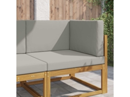 Vidaxl Almofada Para Sofá Externo Poliéster Cinzento 80 X 80 Cm