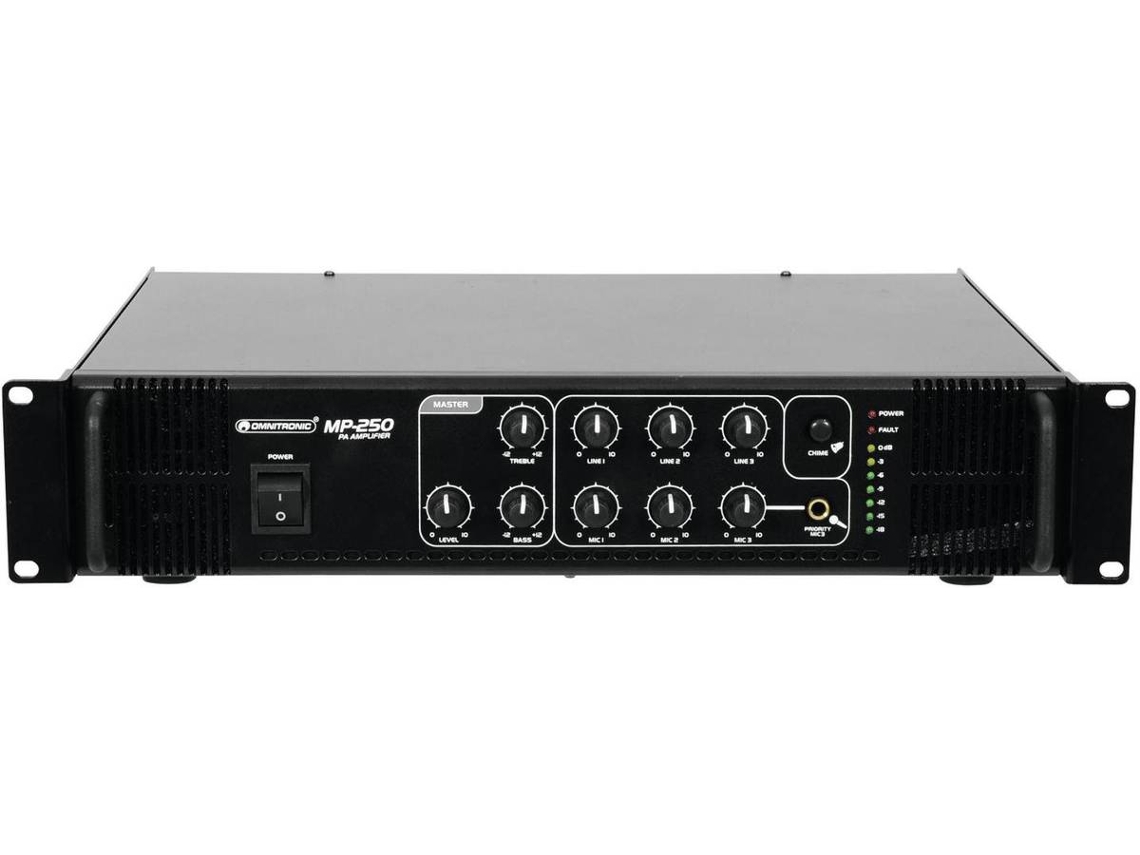 Amplificador de Mistura OMNITRONIC MP-250