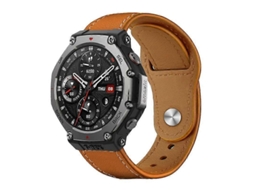 Pulseira De Couro Com Fivela De Rebite Xdfind Para Amazfit T-rex 3