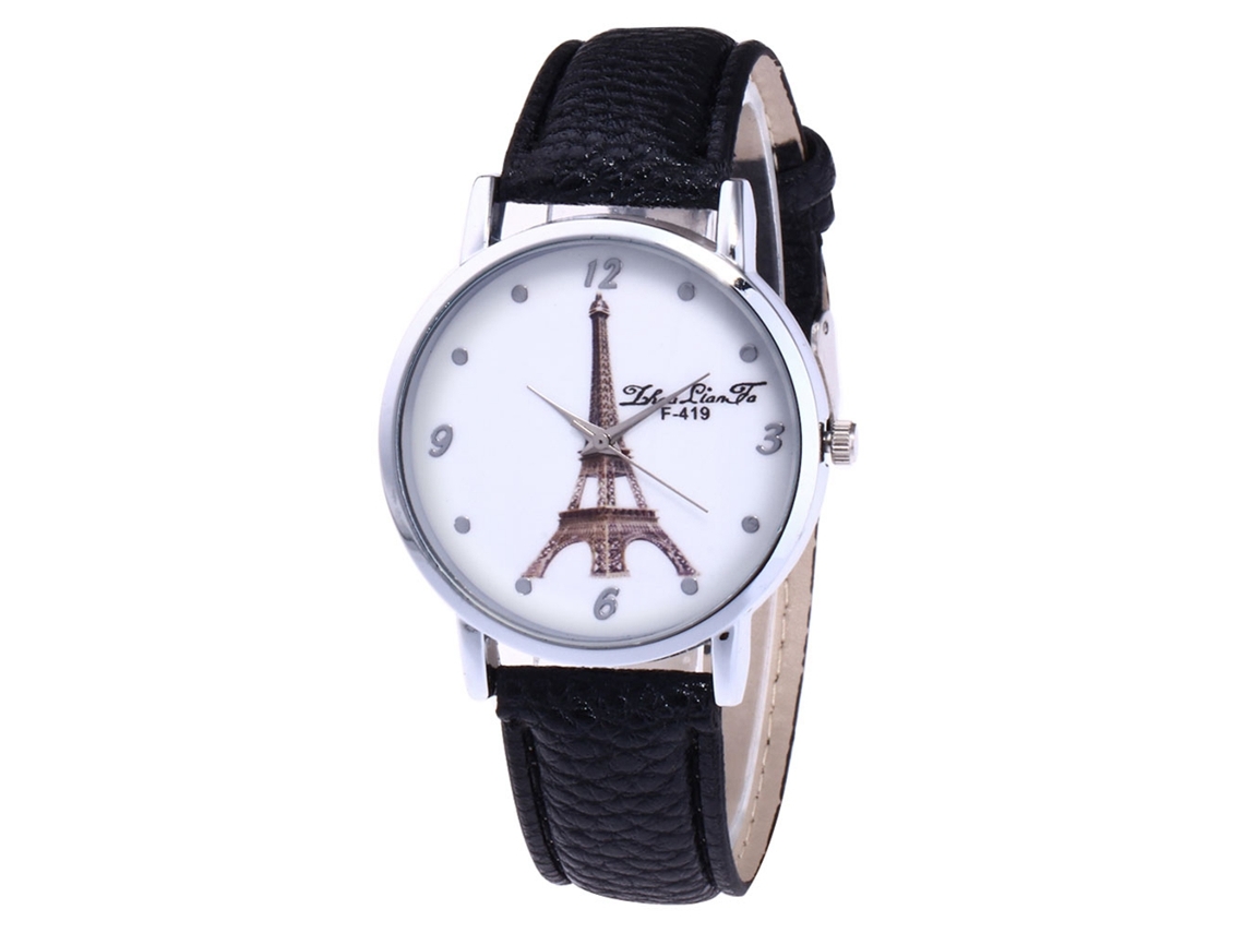 Reloj De Cuarzo Elegante Y Moderno Para Hombres Reloj De Pulsera Casual Regalo Negro