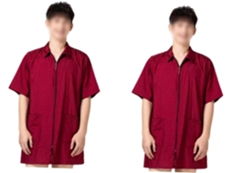 Conjunto De 2 Peças Para Penteados, Unissex: Túnica Curta Impermeável Com Bolsos Práticos.
