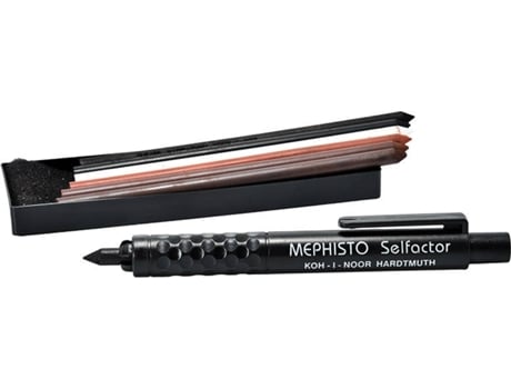 Conjunto de Desenho Artístico com Lapiseira 5,6 mm e 6 Minas Artísticas