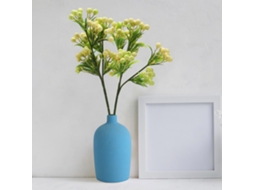 Flor artificial de natal com ramos de bagas simulados 35cm para decoração festiva S/MARCA