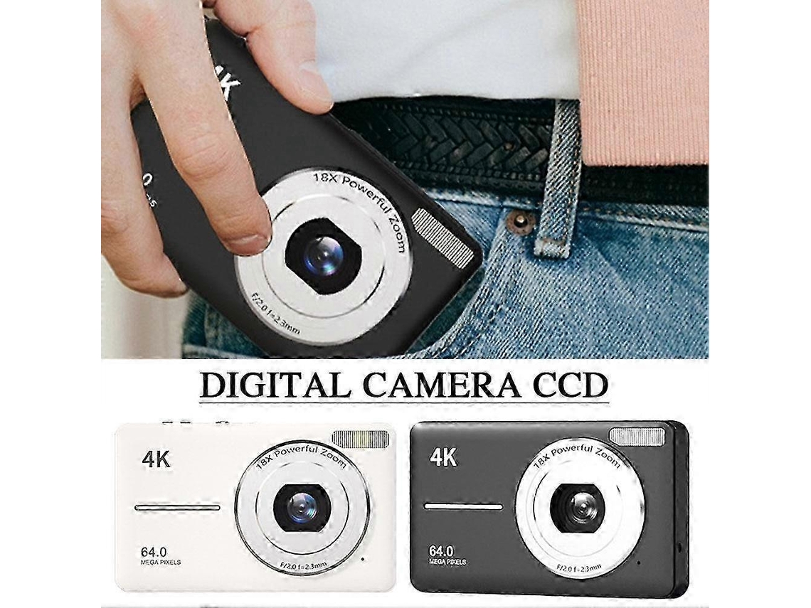 Câmara Digital Retro Portátil Para Estudantes Com 64 Milhões De Píxeis E Ecrã De 2,4 Polegadas