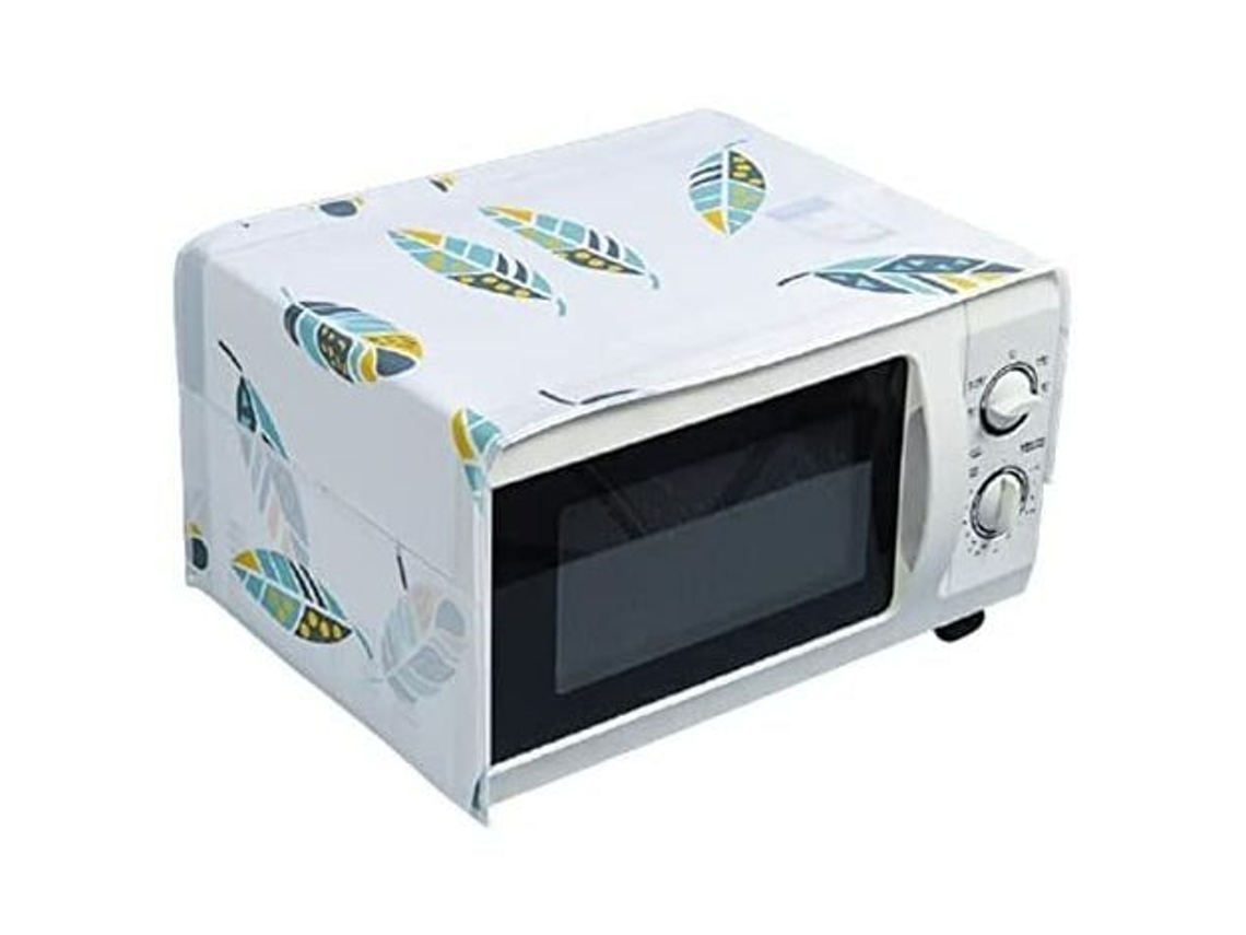 KOFIHETY Capa Protetora Para Micro Ondas, Material Seguro, Tecido À Prova De Poeira E Óleo Para Forno Multifuncional, Design Antiderrapante (padrão De Penas)
