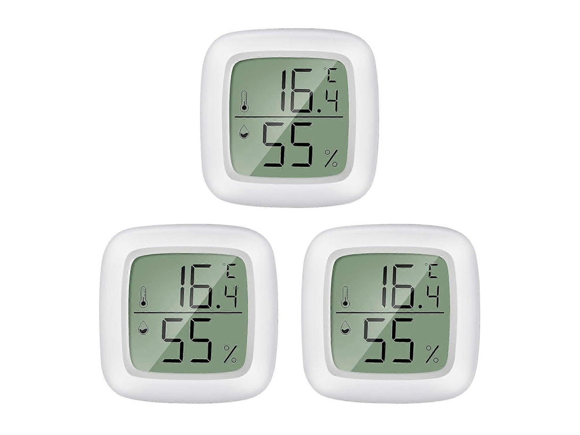 Mini Termômetro E Higrômetro Lcd Com 3 Peças. Nostalgia88