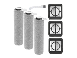 Kit Com 7 Peças Para Aspirador De Pó E Água Xiaomi Truclean W20 / 2c / 4c / 2 Lite: Escova Rotativa De Reposição E Filtro Hepa._glo