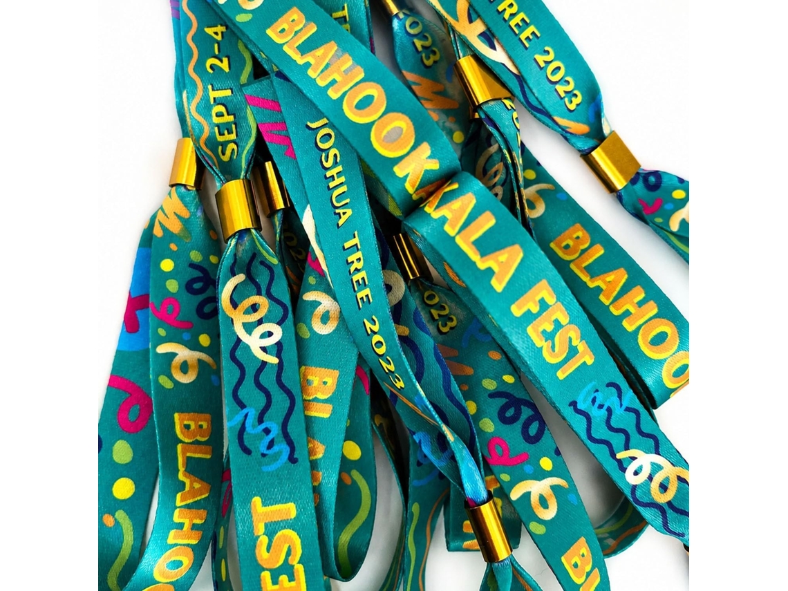 Pulseiras De Cetim Personalizadas Com Fecho Seguro Para Eventos