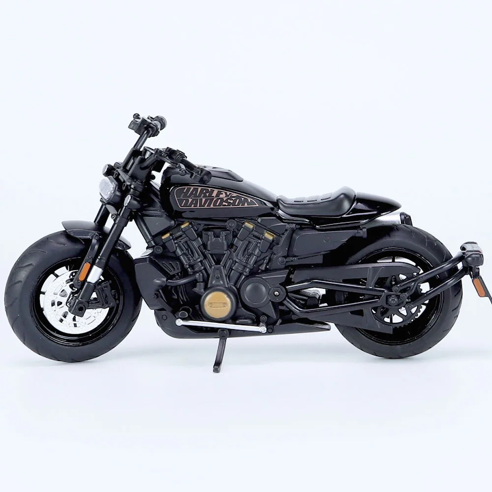 (preto) Miniatura De Motocicleta Em Liga Metálica Na Escala 1/12 - Item Colecionável