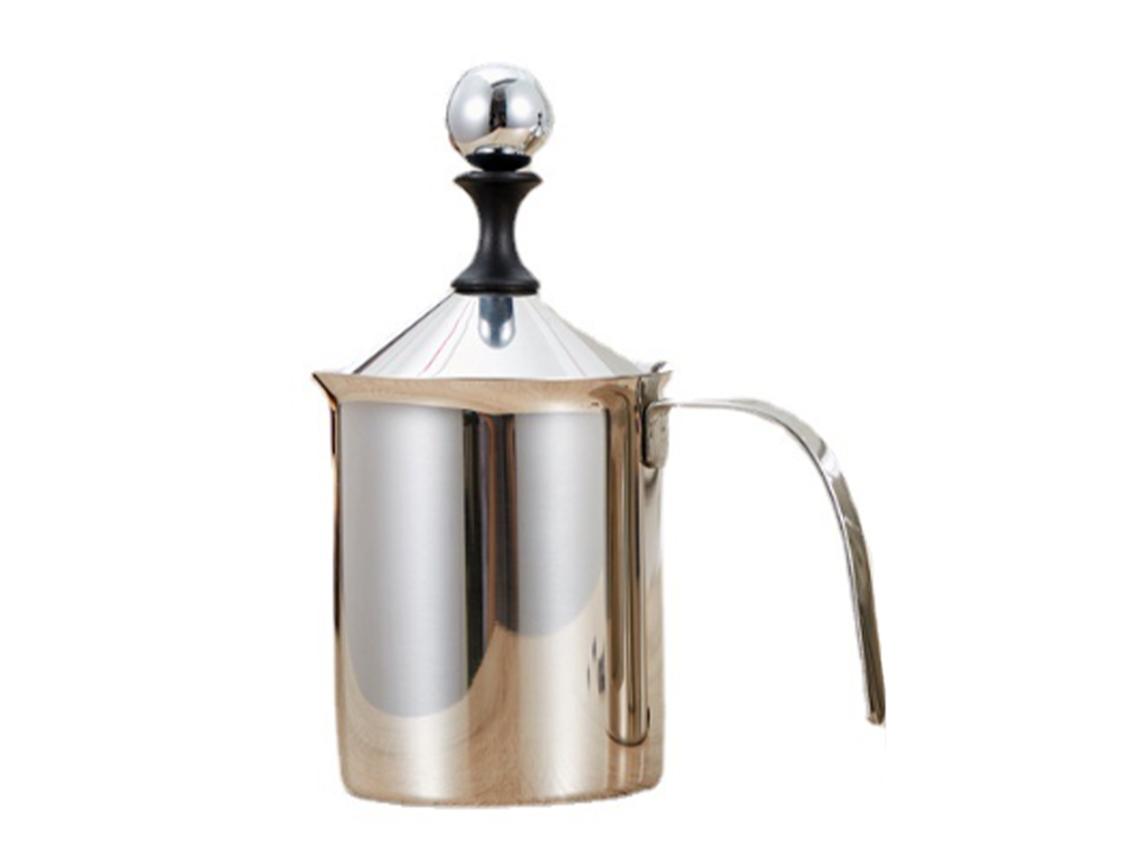 Frother de café e leite em aço inoxidável com pega ergonómica LAXISCREED