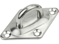 1 Unidade De Grampo Com Olhal Em Aço Inoxidável 304, Design Em Forma De U E Fecho Gancho Rede Barco 8mm