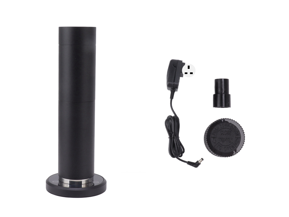 Difusor de Óleos Essenciais 120ml Preto Nebulizador 100-240v