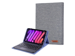 Capa de couro com textura de tecido universal Webake com capa flip horizontal para tablet