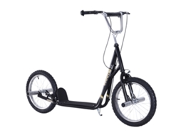 Trotinete Para Crianças Acima De 5 Anos Scooter De 2 Rodas Grandes Insufláveis De 16 Polegadas Com Freios E Guidão Ajustável Em Altura