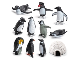 11 Peças de Figuras de Pinguins em PVC para Crianças CHABERLU