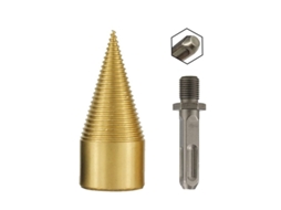 Broca Para Partir Madeira 42mm Com Cabo Quadrado Hexagonal Para Camping, Casa, Fazenda, Estufa