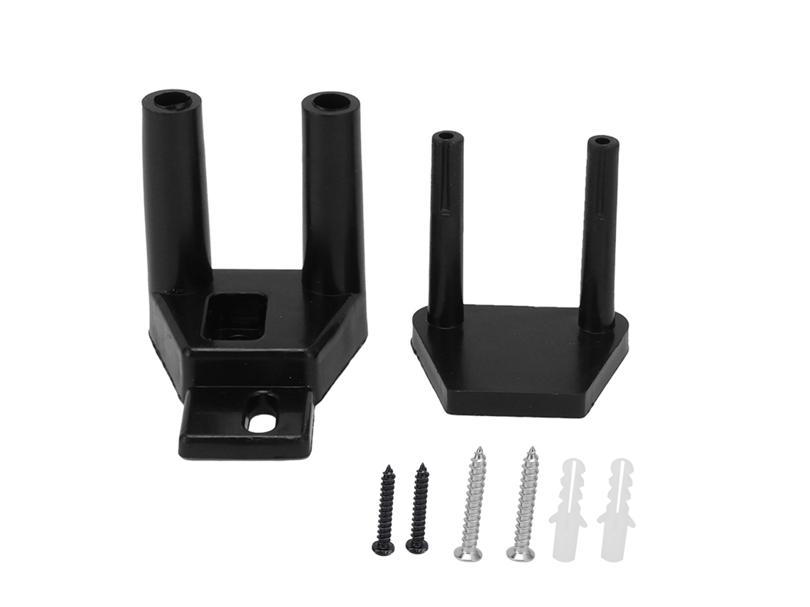 Guia de Chão Ajustável para Porta Deslizante de Celeiro com Rodas e Acessórios de Hardware S/MARCA