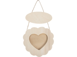 Conjunto 2 Porta Retratos Madeira Decoração Parede Diy Meninos Meninas Materiais Artesanato Quarto Infantil GOKOCO