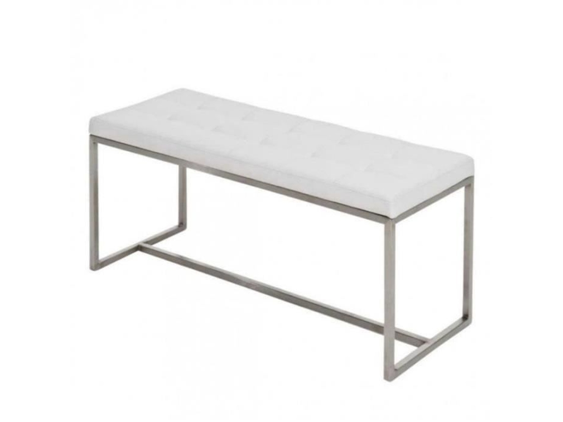 Banc Estofado - Clp - Barci - Aço Inoxidável - 12 Cores - 100 X 40 Cm