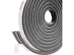 Vedação Contra Correntes De Ar Para Janelas, 5 Mm (c) X 9 Mm (l) X 9 Mm (a), Fita Autoadesiva Com Escova Para Portas De Correr (cinza)