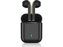 Auriculares Bluetooth True Wireless J18-1-3 (In Ear - Microfone - Preto)