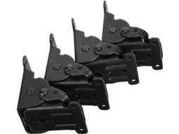 Conjunto De 4 Dobradiças Dobráveis Com Trava Para Pés Móveis, Metal