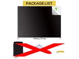Cortina Para Janela Blackout, 100% Bloqueio De Luz, Privacidade Aprimorada, Sem Ferramentas 100x145 Cm