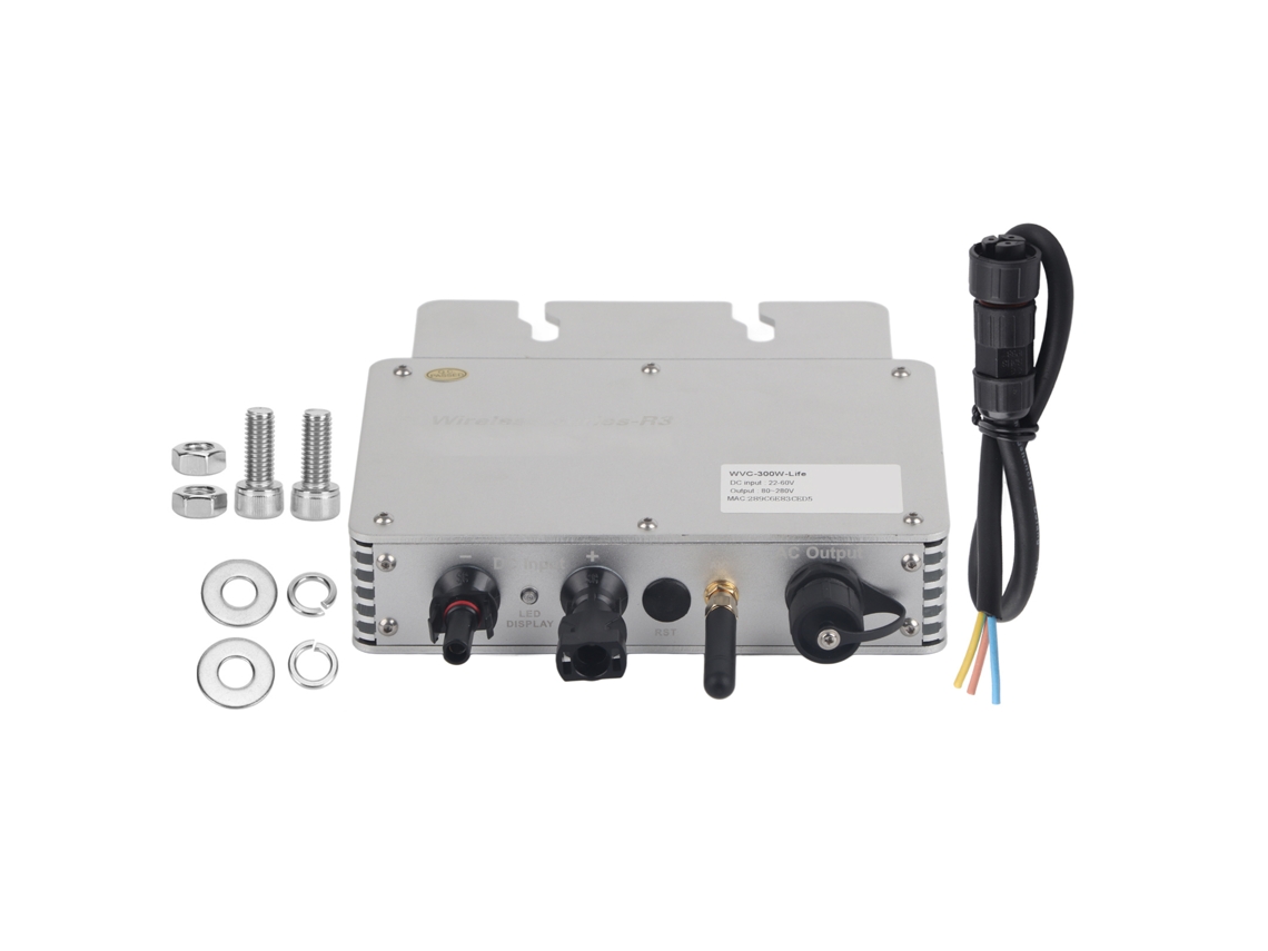 Microinversor solar WVC-300 (Múltiplas certificações, onda senoidal)