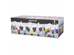 Kit de Tintas Acrílicas de 36 Cores