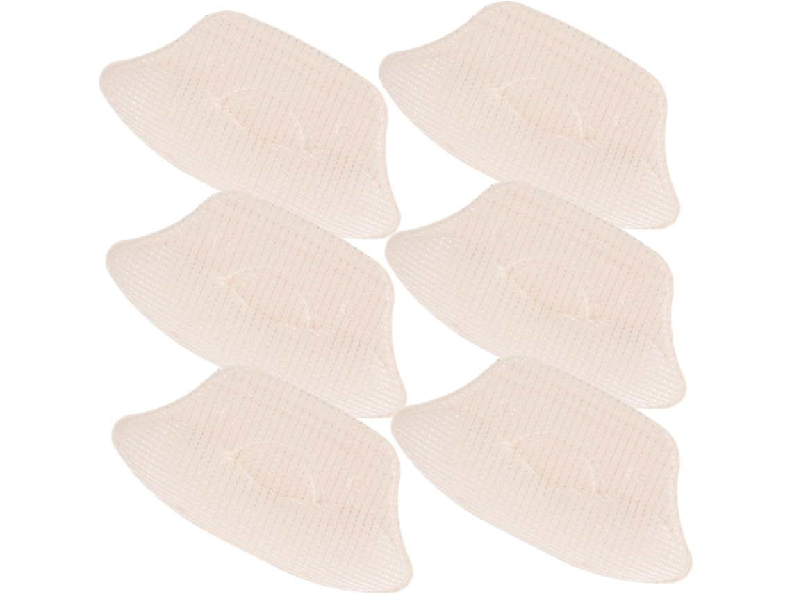 Protetores De Calcanhar Antidesgaste, 3 Pares, Autoadesivos, Macios E Respiráveis, 9mm, Bege, Ajuste Confortável Para