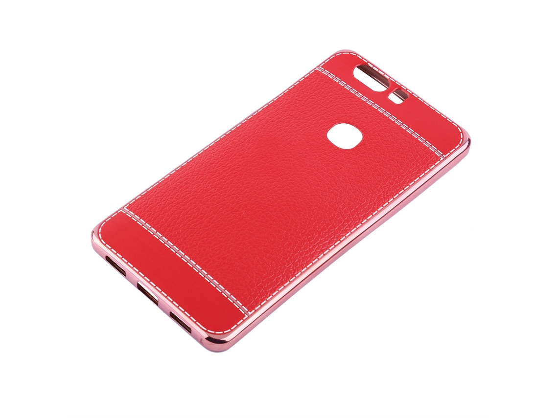Capa para Huawei Honor V8 Vermelha Rose Gold EOOCOO