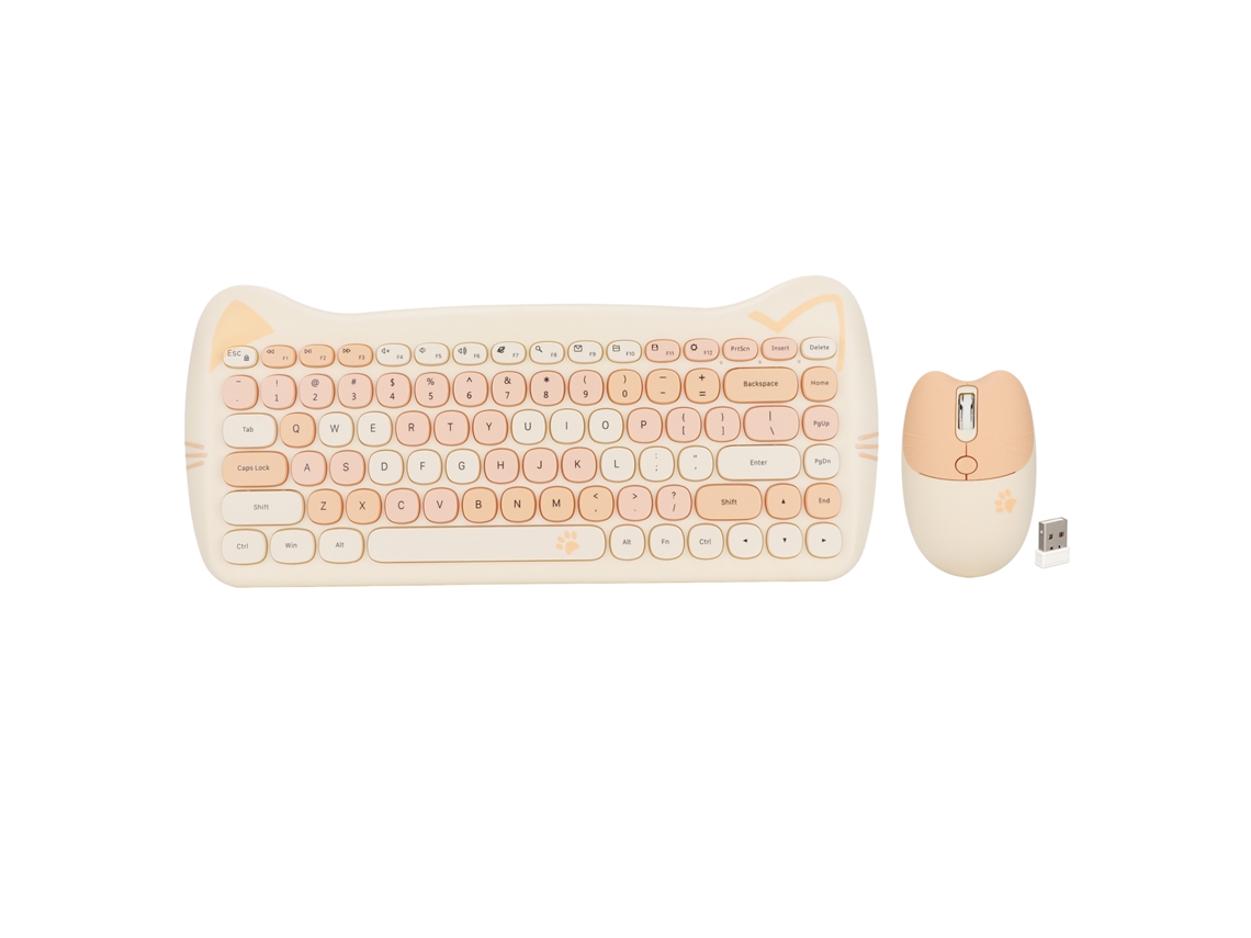 Combo De Teclado E Mouse Sem Fio 2.4g