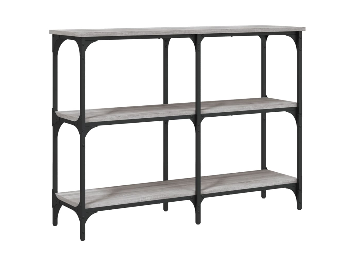 Mesa Consola Derivados de Madeira Cinzento Sonoma MAISON EXCLUSIVE 100x29x75 cm