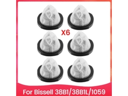 Conjunto De 6 Acessórios Para Filtro De Aspirador De Pó, Compatíveis Com Os Modelos 38b1, 38b1l E 1059.