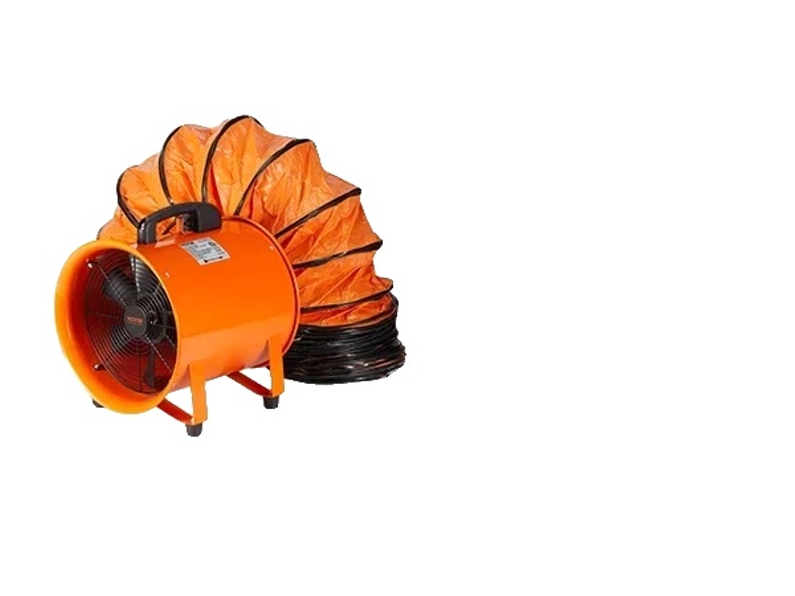 Ventilador Portátil, Ventilador De Cilindro De 12 Polegadas, Soprador Utilitário Industrial 3198cfm, 10 M-367w