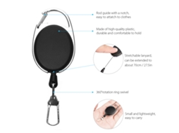 Anub 3 Peças de Retractor Zinger Ferramenta Pesca com Mosca Extractor Keeper