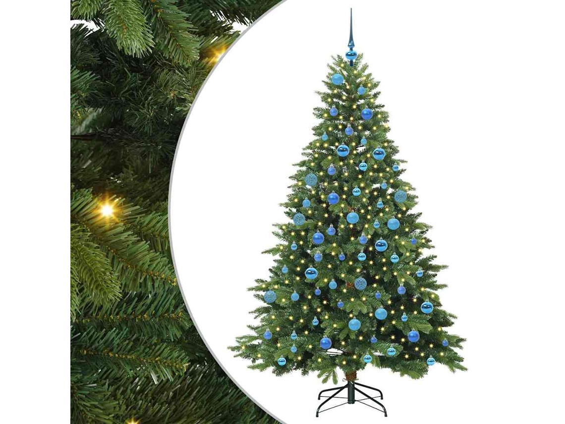 Decoração De Natal Vidaxl Verde Plástico (180 Cm)