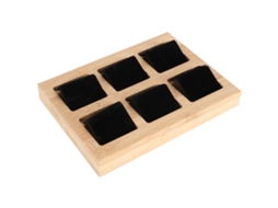 Suporte Para Brincos De Bambu (organizar E Exibir Acessórios)